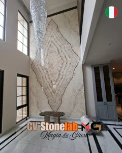 backdrop dinding marmer